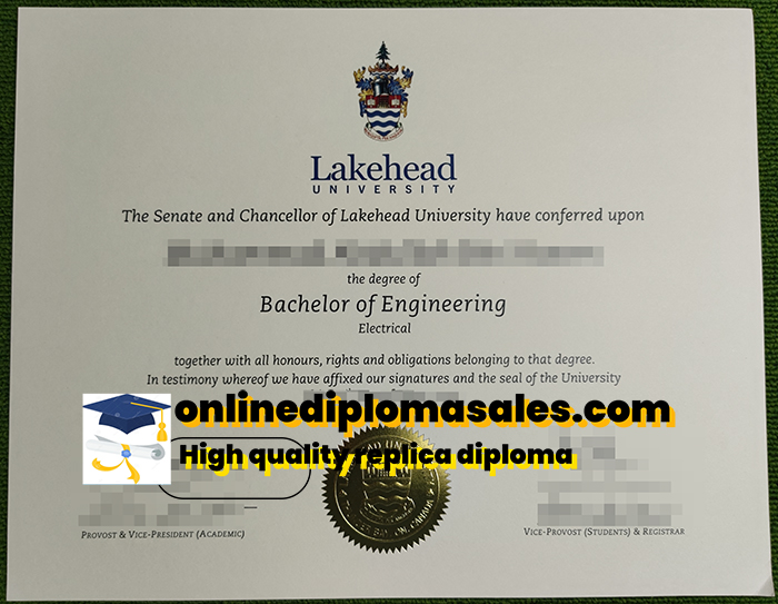 How to buy a Lakehead University degree certificate?