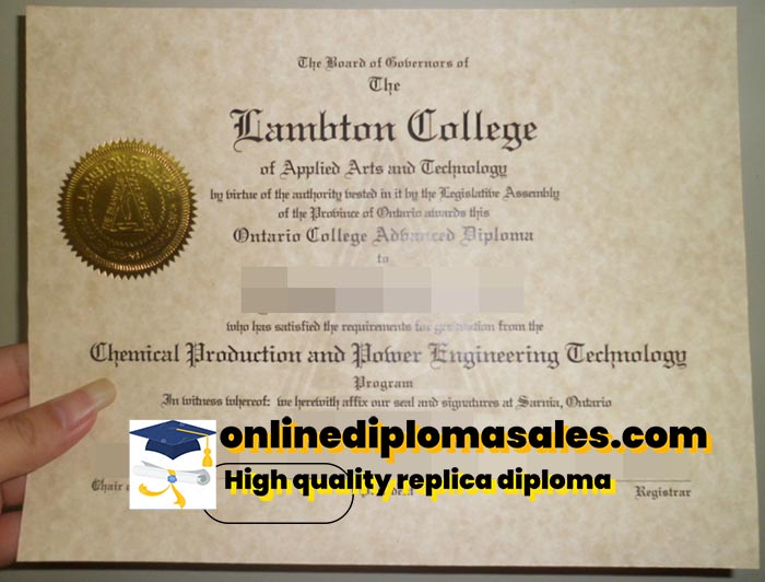 How to quickly obtain a Lambton College degree certificate?