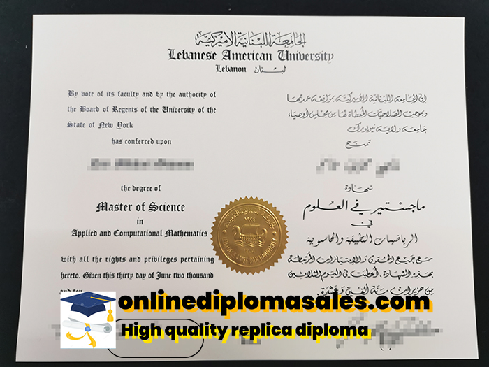 Where to buy Lebanese American University degree certificate?