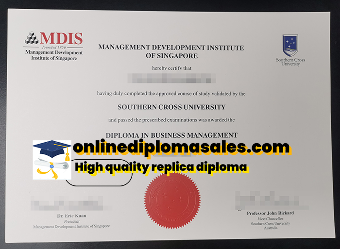 Management Development Institute of Singapore Certificate