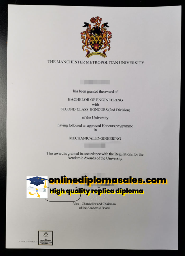 How to get a Manchester Metropolitan University diploma?