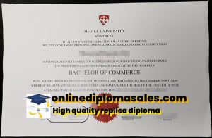 Order your McGill University degree certificate online.