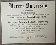 How to buy a Mercer University degree certificate?