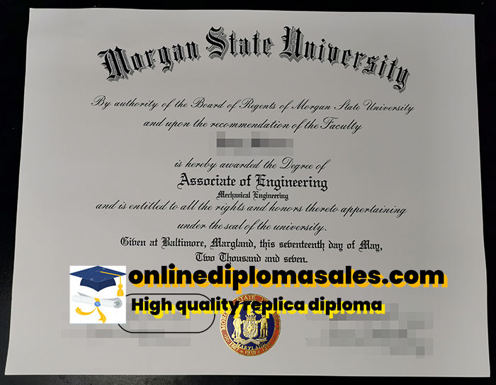 Where to order a Morgan State University degree?