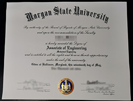 Where to order a Morgan State University degree?