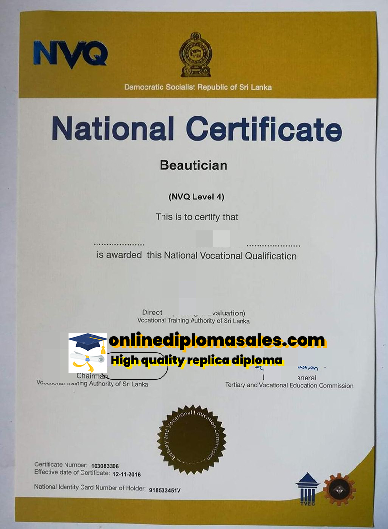 How to obtain the Beautician NVQ Level 4 certificate? How to obtain NVQ certification quickly?