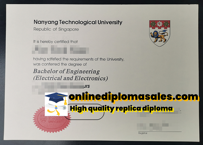 How long does it take to order a Nanyang Technological University degree?