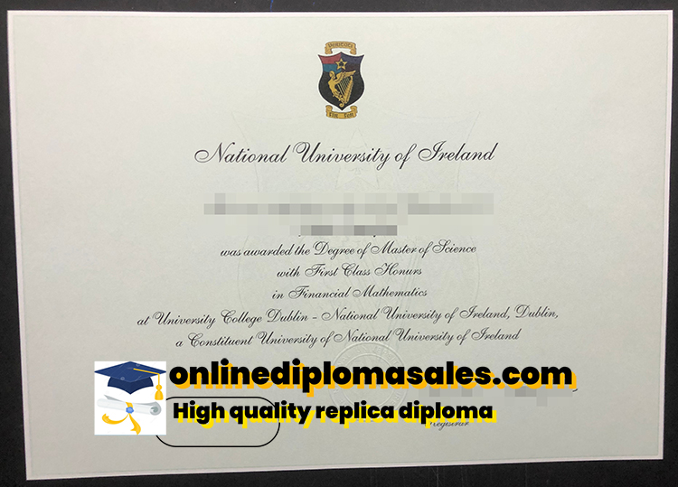 Earn a National University of Ireland degree diploma online.