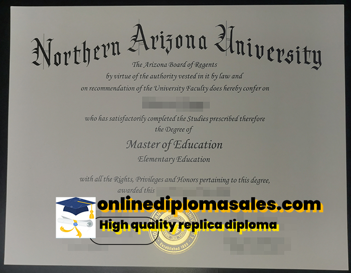 How to buy a Northern Arizona University degree certificate?