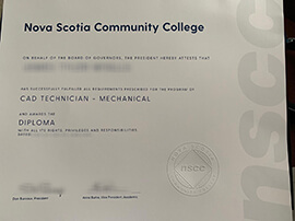 How long does it take to buy a Nova Scotia Community College degree?