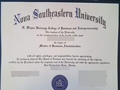 How long does it take to buy a Nova Southeastern University degree certificate?