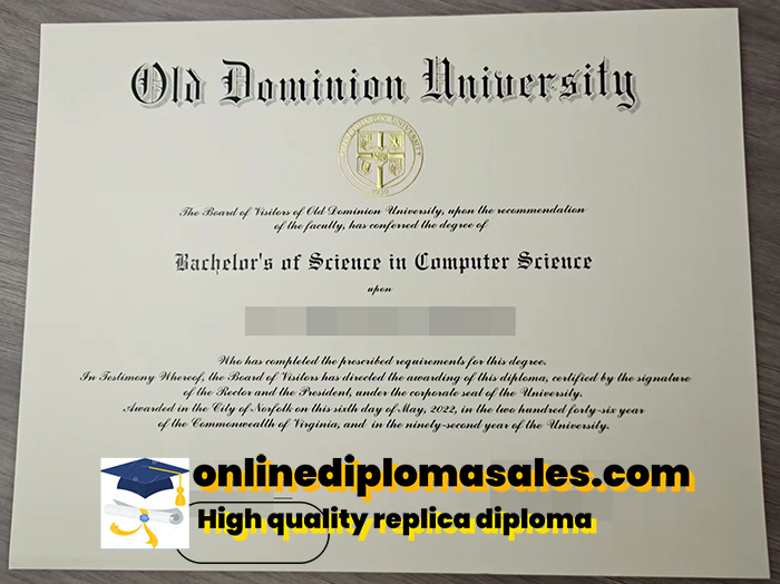 How much does it cost to buy an Old Dominion University degree?