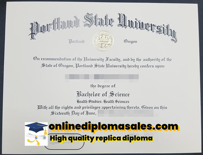 How to buy a Portland State University degree certificate?