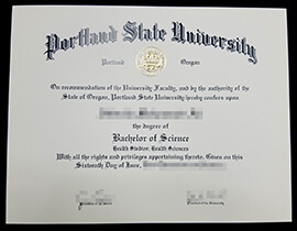 How to buy a Portland State University degree certificate?