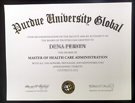 Buy Purdue University Global certificate online.