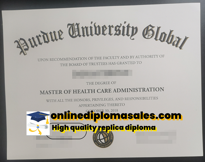 Buy Purdue University Global certificate online.