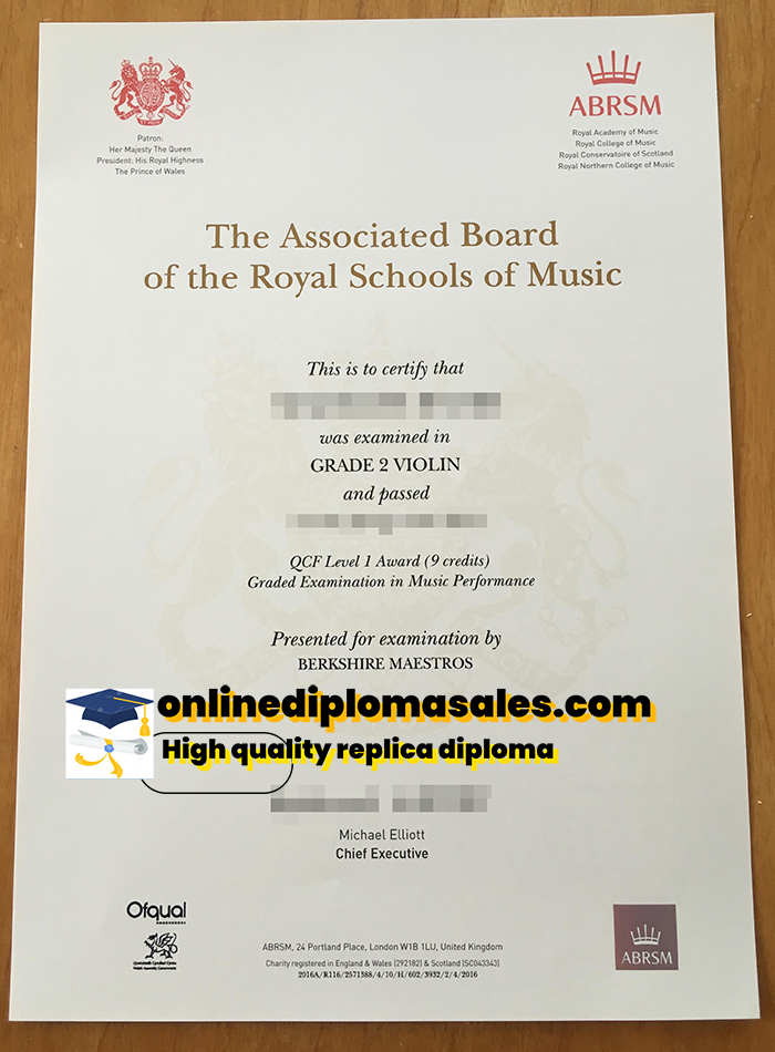 How to obtain a degree certificate from the Royal Academy of Music?