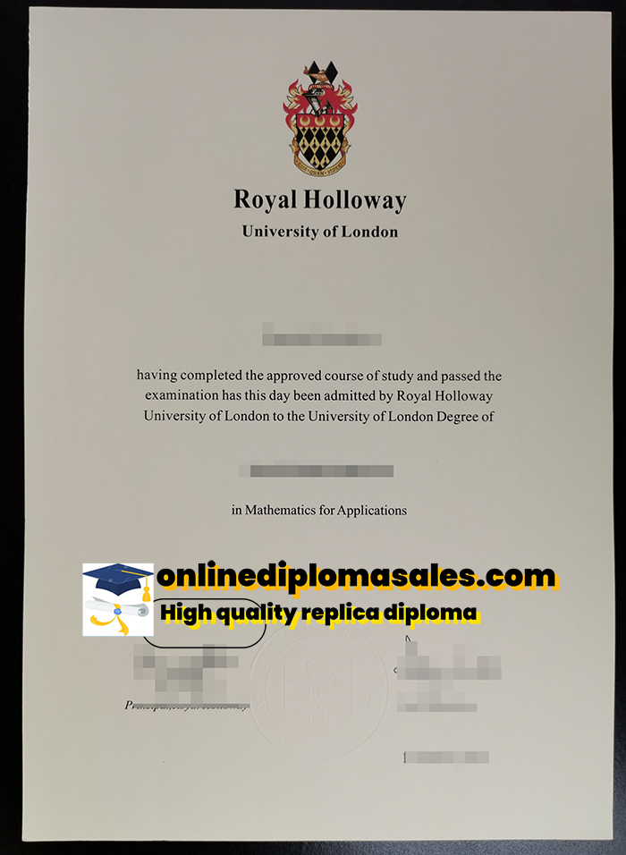 How much does it cost to purchase a fake Royal Holloway, University of London diploma?