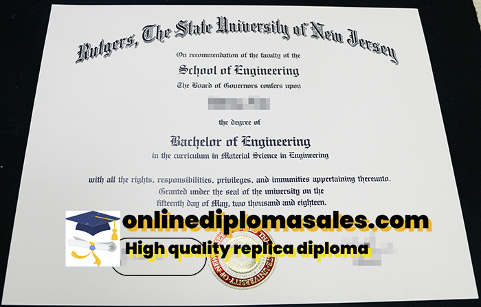 Where to buy Rutgers University degree certificate?