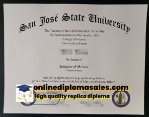 Where can I buy a San Jose State University diploma?