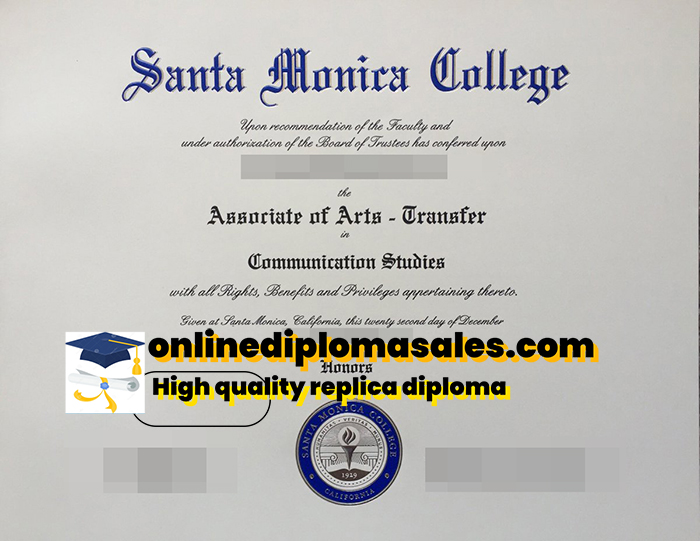 Sell Santa Monica college fake diploma online.