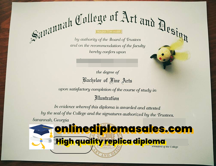 Where to buy Savannah College of Art and Design diploma?