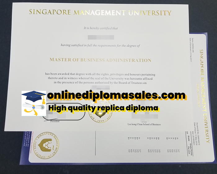 Order Singapore Management University Diploma