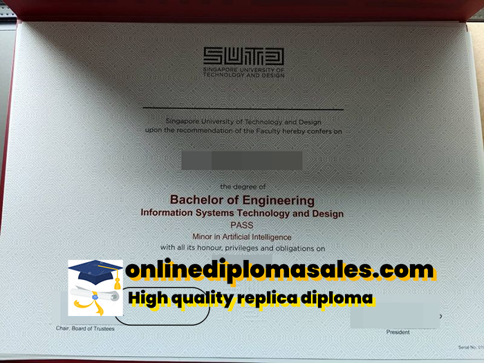 Singapore University of Technology and Design diploma