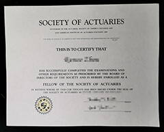 How long does it take to purchase a Society of Actuaries certificate?