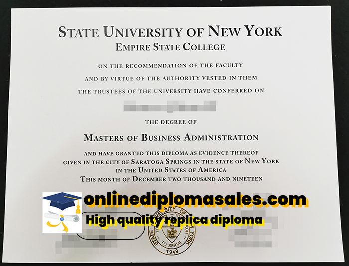 Certificate from State University of New York Empire State College.