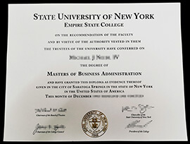 Certificate from State University of New York Empire State College.