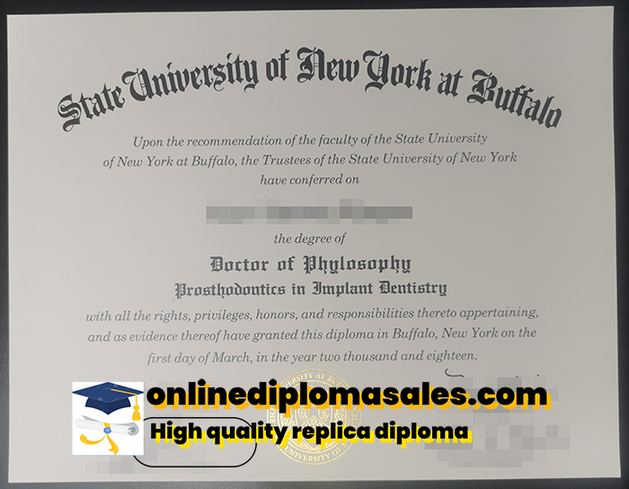 Where to purchase University at Buffalo degree certificate?