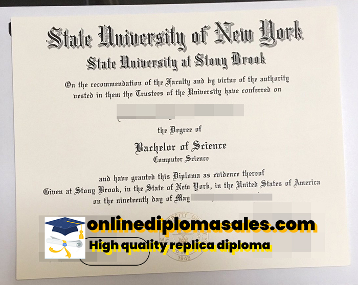 How to get a diploma from Stony Brook University quickly?