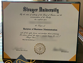 Where to buy Strayer University degree certificate?