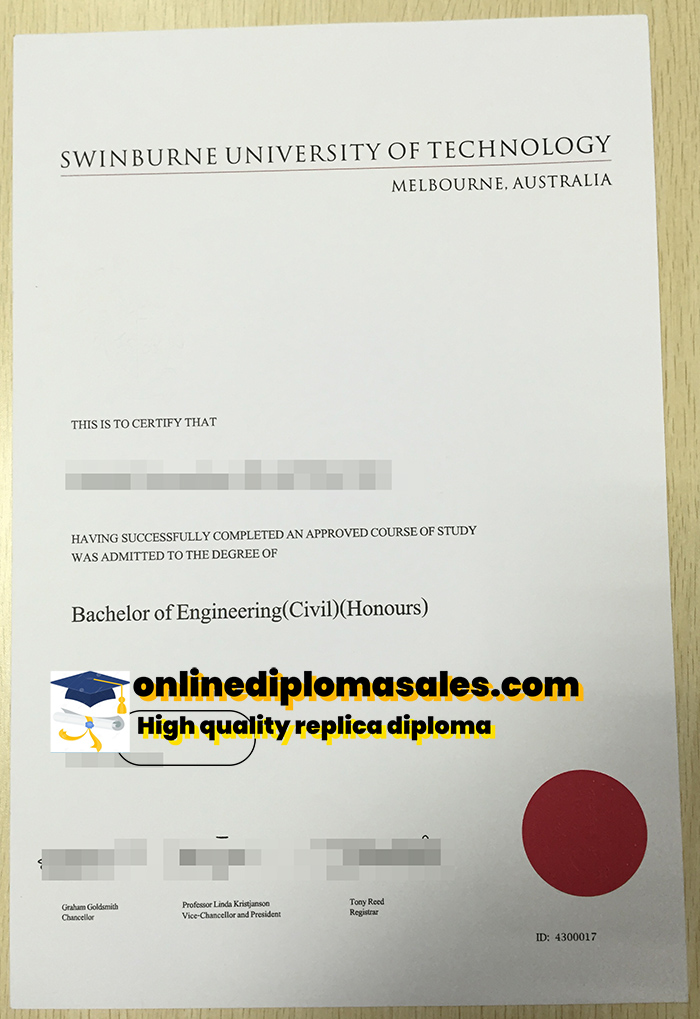 Replacing Swinburne University of Technology Diploma