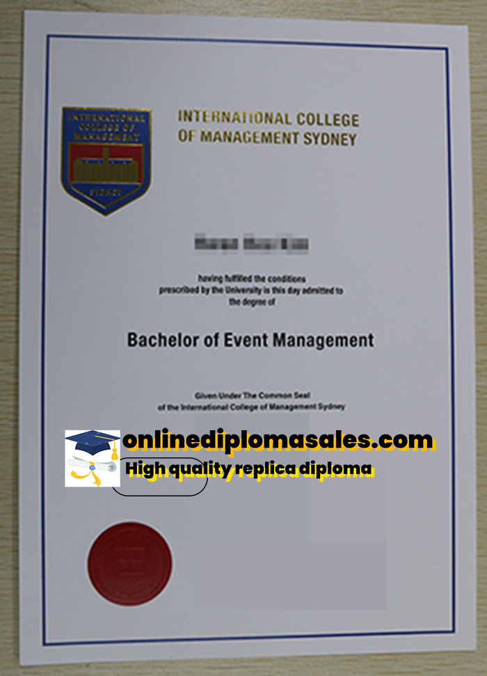 Sydney International Management Institute Certificate