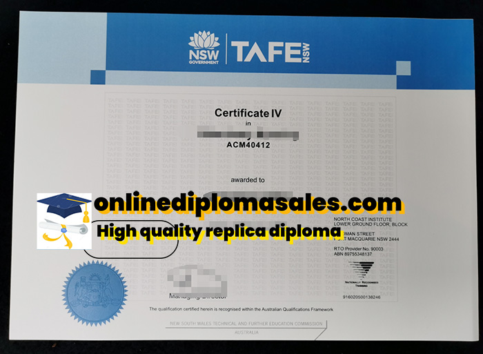 How to obtain a TAFE New South Wales certificate easily?