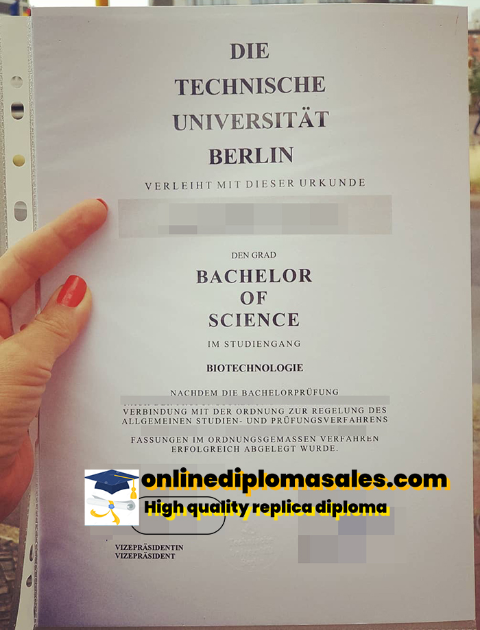 How to buy a diploma from Technical University of Berlin?