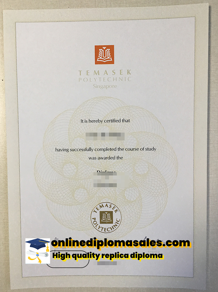 Buy Temasek polytechnic certificate online.