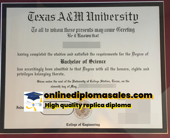 How to get a Texas A&M University diploma quickly?