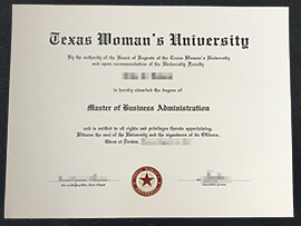 Where to buy Texas Woman’s University certificate?