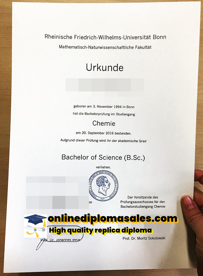 How to buy The university of Bonn degree certificate?