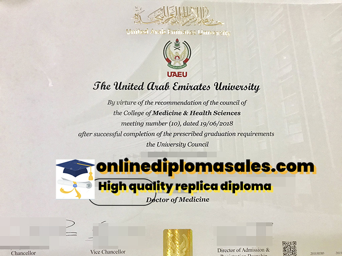 Where to buy United Arab Emirates University fake degree diploma?