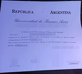 Buy Universidad de Buenos Aires fake diploma online.