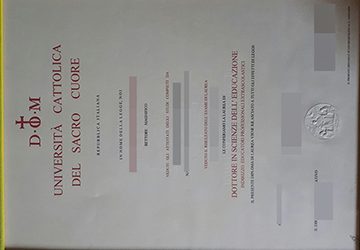 How to get a fake diploma from Università Cattolica del Sacro Cuore?