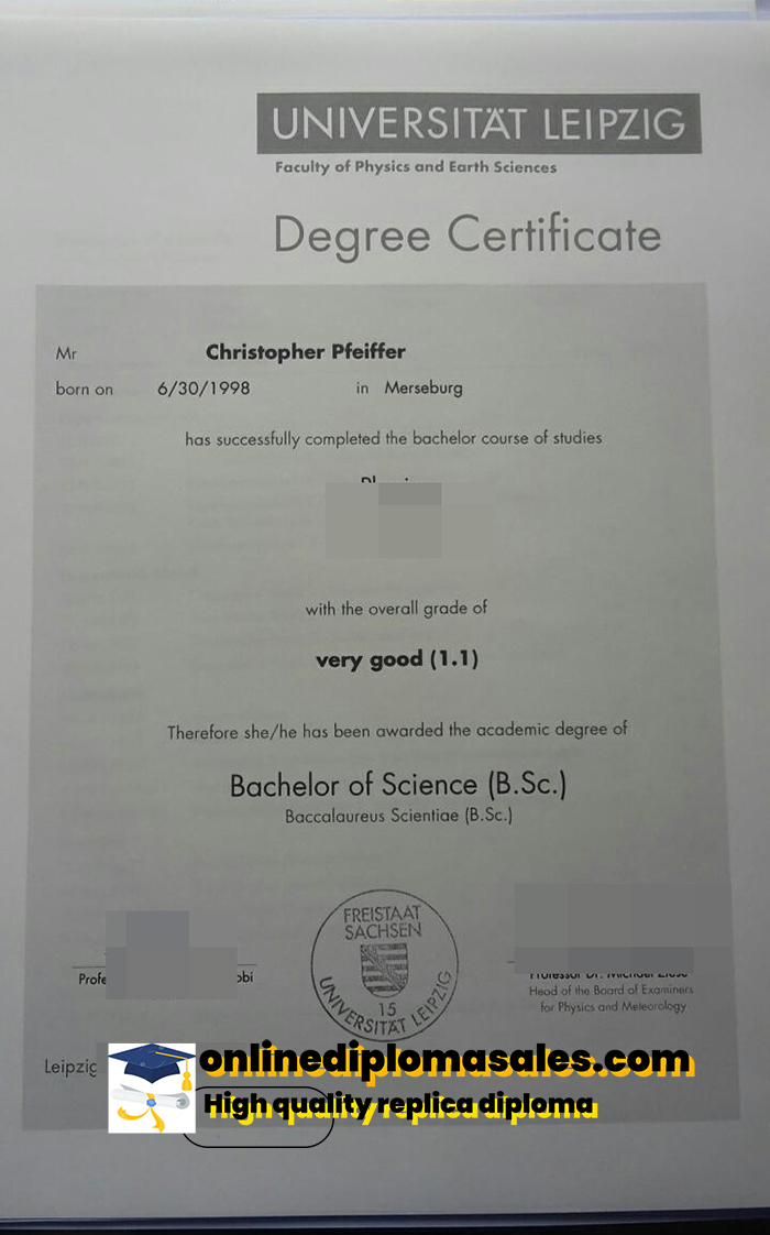 Where to buy Universitat Leipzig degree certificates?