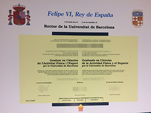 Buy fake University of Barcelona degree online.