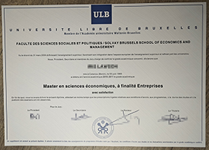 How to quickly get a fake diploma from Université libre de Bruxelles?