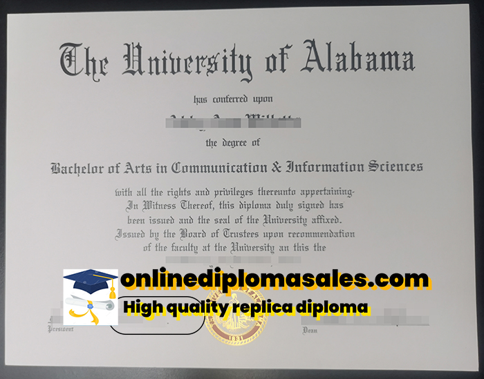 I want to buy a University of Alabama diploma?