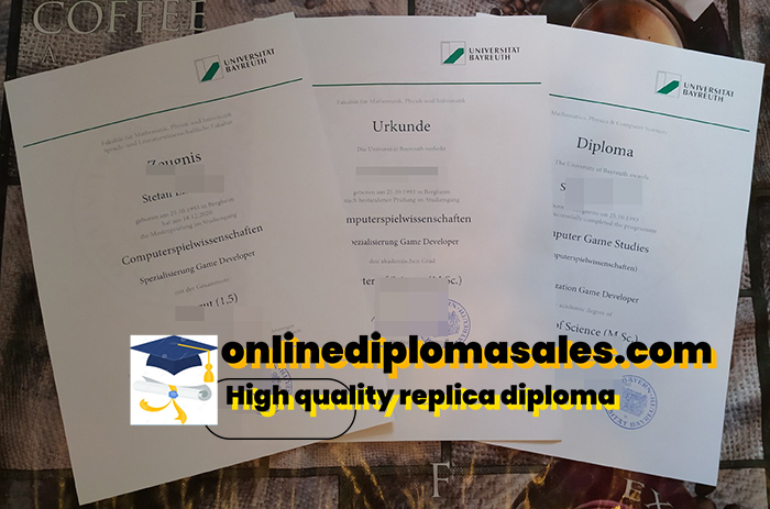 Where to buy University of Bayreuth degree certificates?